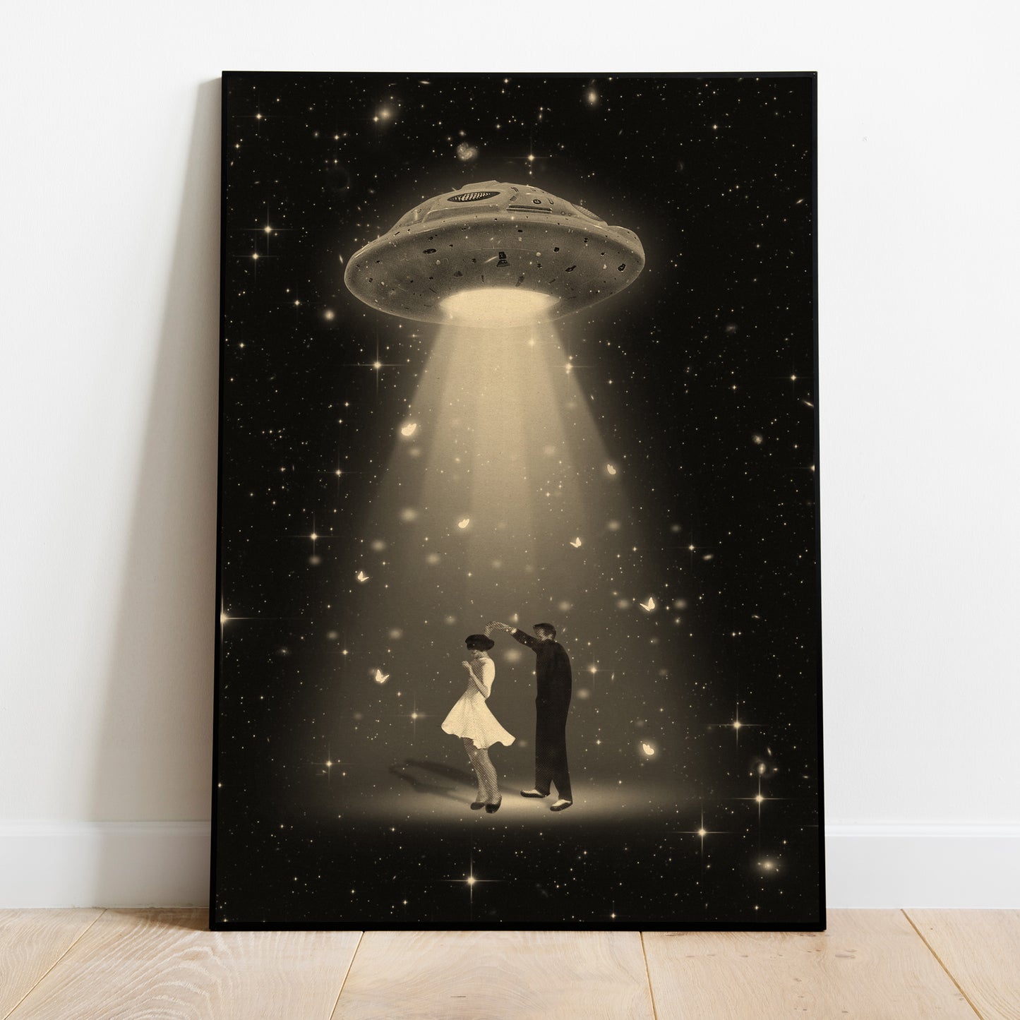 Souls Dance, Vintage art, Surrealism, Retro Art, Sci-Fi, Cosmic Collage, Cosmic Art, Space Art